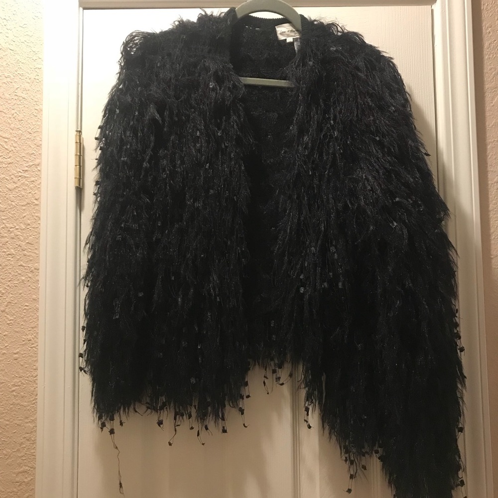 Faux fur jacket